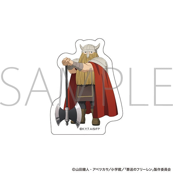『葬送のフリーレン』ダイカットステッカー アイゼン フリーレン一行