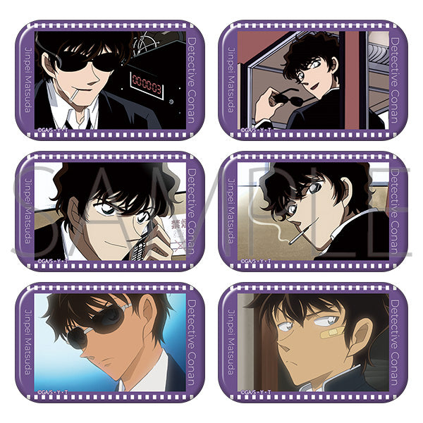『名探偵コナン』スクエア缶バッジコレクション/松田陣平ver.【BOX】