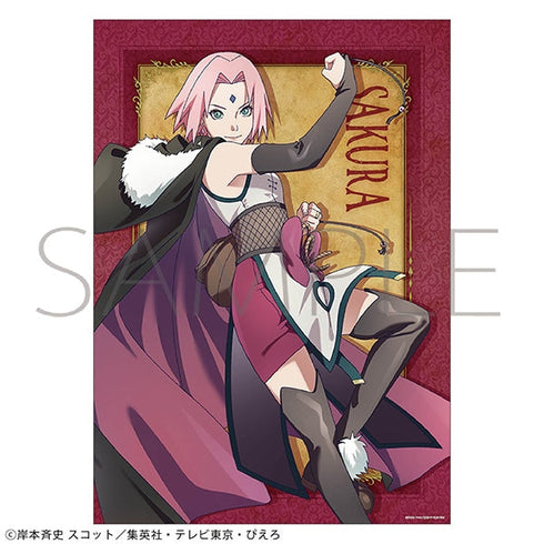 『NARUTO-ナルト- 疾風伝』A3クリアポスター/春野サクラ 忍伝冒険譚