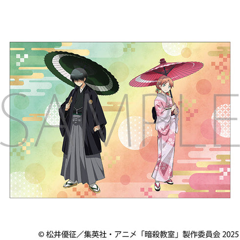『暗殺教室』A3クリアポスター/千葉 龍之介&速水 凛香