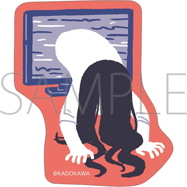 『貞子』ステッカー/出てくる ゆるパレ