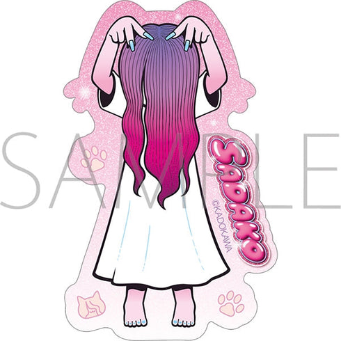 『貞子』ステッカー/猫耳