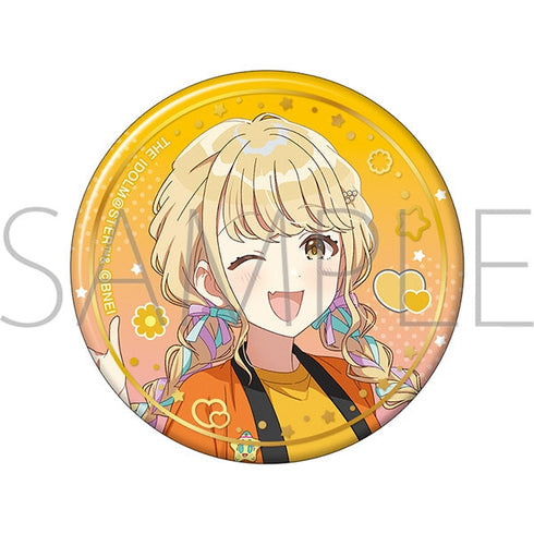 『学園アイドルマスター』箔押し缶バッジ/藤田ことね 初星文化祭フェア