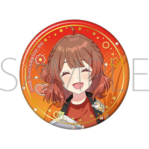 『学園アイドルマスター』箔押し缶バッジ/花海佑芽 初星文化祭フェア