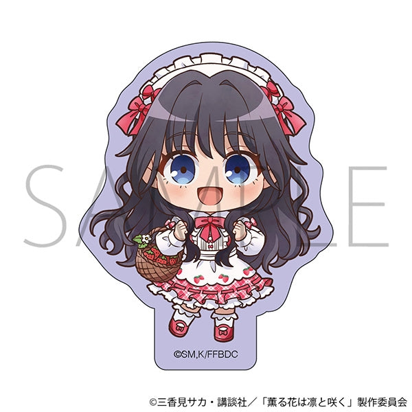 『薫る花は凛と咲く』ダイカットステッカー/デフォルメ 和栗薫子 いちごパーティー