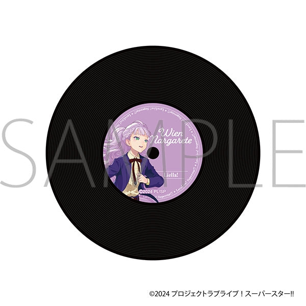 『ラブライブ!スーパースター!!』レコード風コースター/ウィーン・マルガレーテ