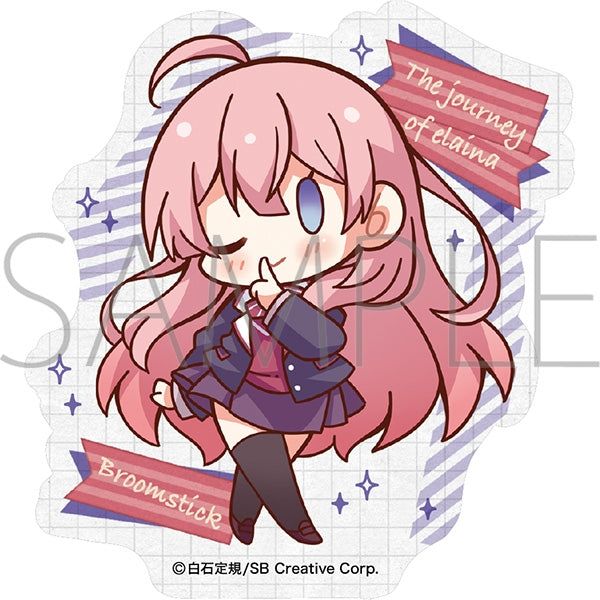 『魔女の旅々 学園物語』ダイカットステッカー/ほうき