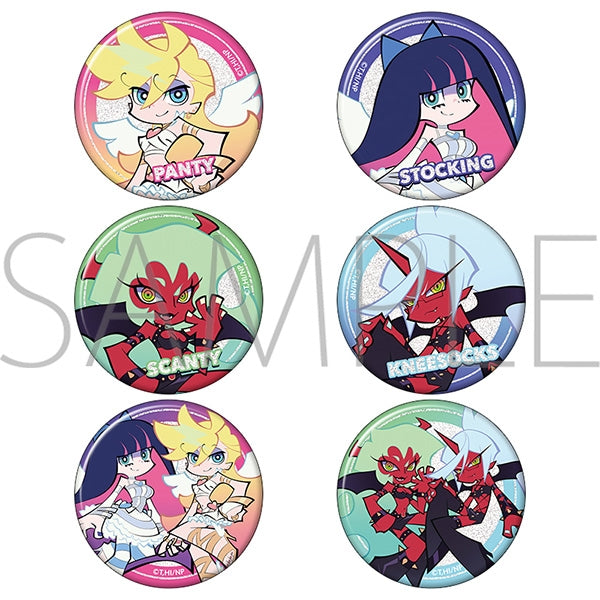 『New PANTY & STOCKING with GARTERBELT』グリッター缶バッジコレクション【BOX】