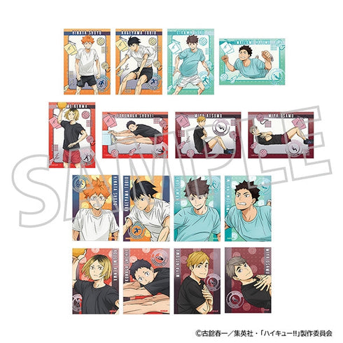 『ハイキュー!!』トレーディングクリアカード/体力測定【BOX】