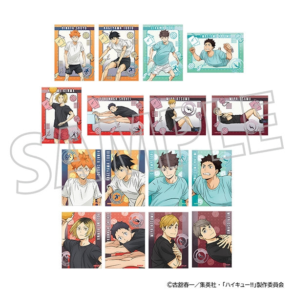 『ハイキュー!!』トレーディングクリアカード/体力測定【BOX】