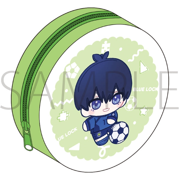 "Blue Lock Season 2" Round Pouch / Seiichi Kiyoshi Plushie Skip