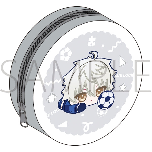 "Blue Lock Season 2" Round Pouch / Seishiro Nagi Plushie Skip