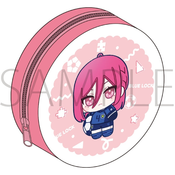 "Blue Lock Season 2" Round Pouch / Hyoma Chigiri Plushie Skip