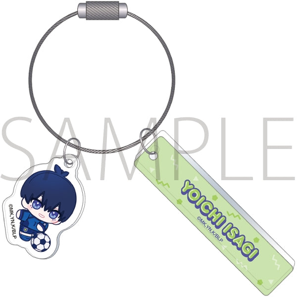 "Blue Lock Season 2" 2-Piece Acrylic Keychain Set / Seiichi Kiyoshi Plushie & Skip