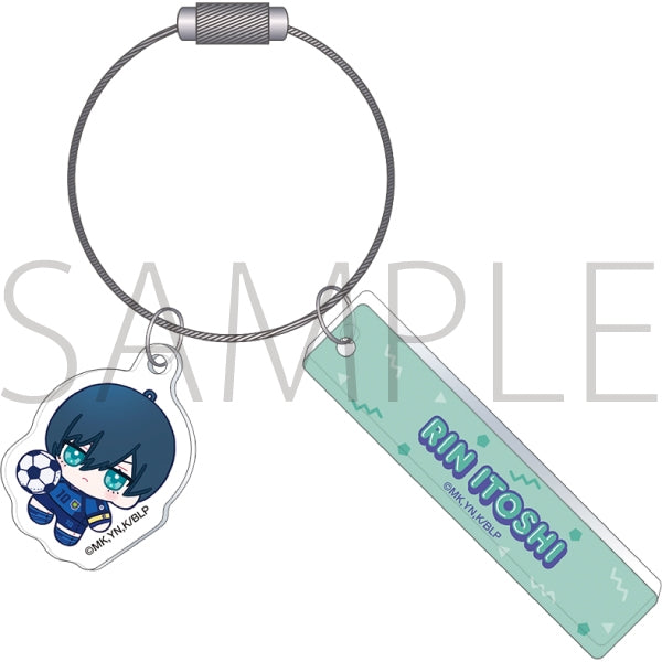 "Blue Lock Season 2" 2-Piece Acrylic Keychain Set / Rin Itoshi - Nui-Pal Skip