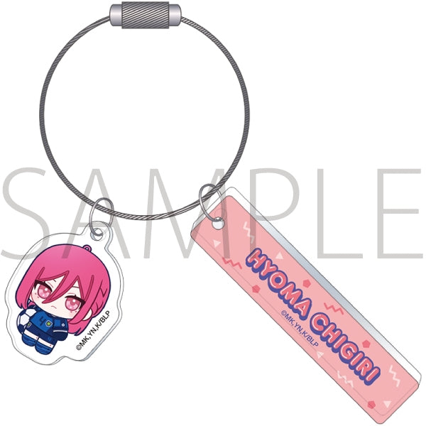 "Blue Lock Season 2" 2-Piece Acrylic Keychain Set / Hyoma Chigiri Plushie & Skip