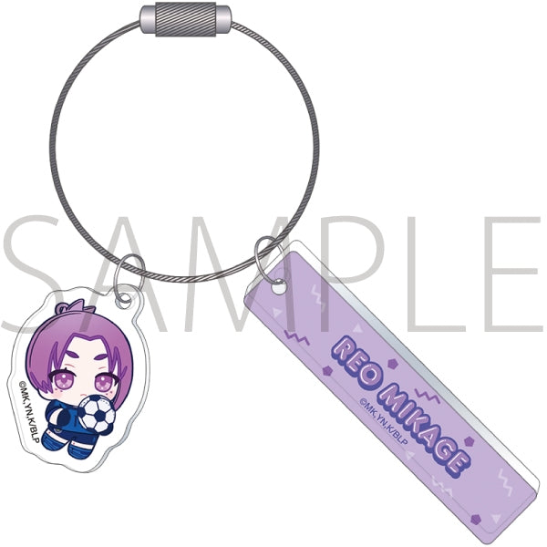 "Blue Lock Season 2" Double Acrylic Keychain / Reo Mikage Plushie Skip