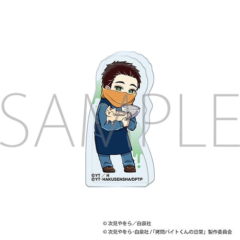 《拷問打工仔的日常》可轉動壓克力公仔/休