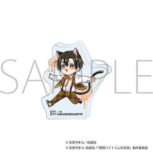 《拷問打工仔的日常》可轉動壓克力公仔/動物 米克