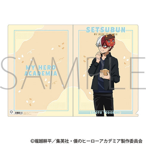 『僕のヒーローアカデミア』クリアファイル/轟 焦凍 撒け!豆まき