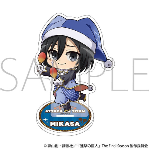 《进击的巨人》迷你亚克力立牌/三笠 迷你角色 小丑