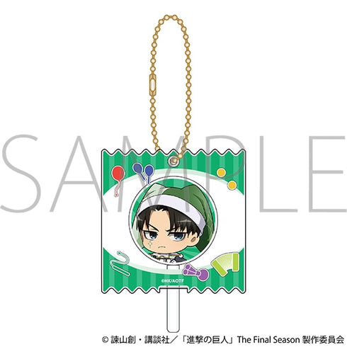《進擊的巨人》糖果鑰匙圈/利威 迷你角色 小丑
