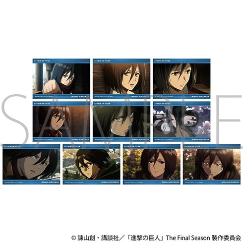 《进击的巨人》写真卡收藏集/米卡莎【套装】