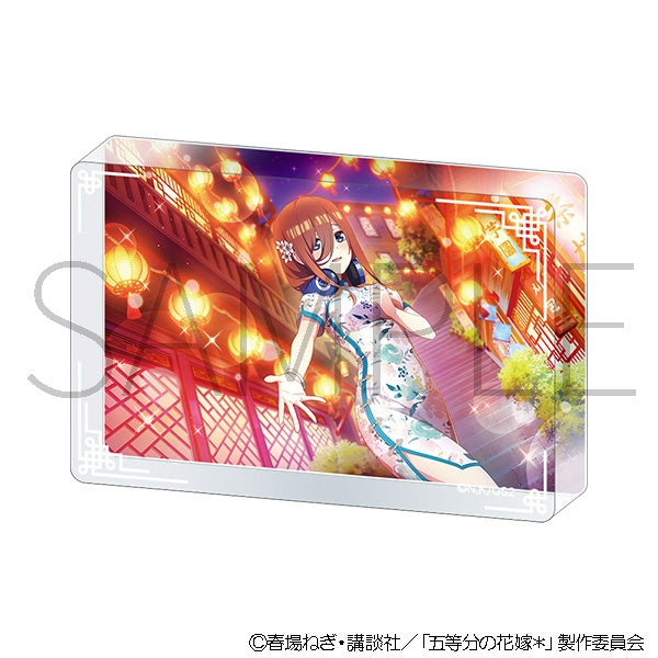 『五等分の花嫁*』アクリルブロック(チャイナドレス)/中野三玖