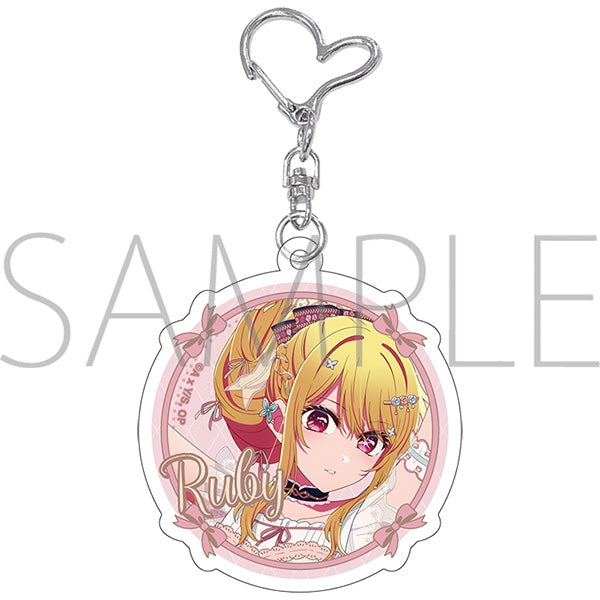 《【我的偶像】》全息亚克力钥匙扣/芭蕾风 红宝石