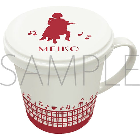 『初音ミクシリーズ』ふた付きマグカップ/MEIKO