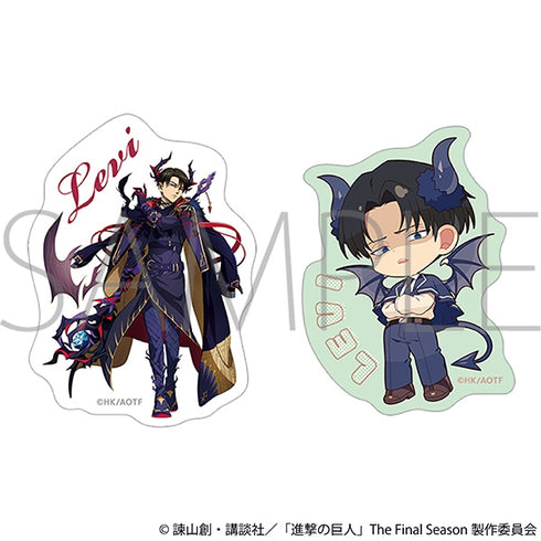"Attack on Titan" Sticker Set / Levi ~The Devil~