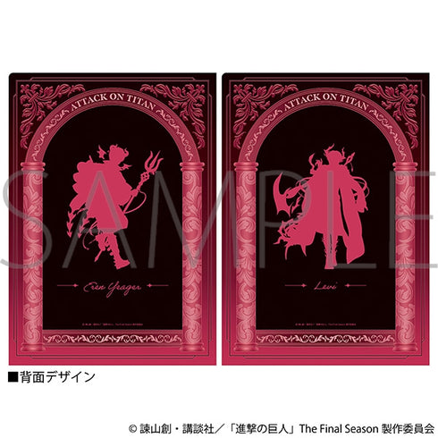 "Attack on Titan" Clear File Set / Eren & Levi ~The Devil~