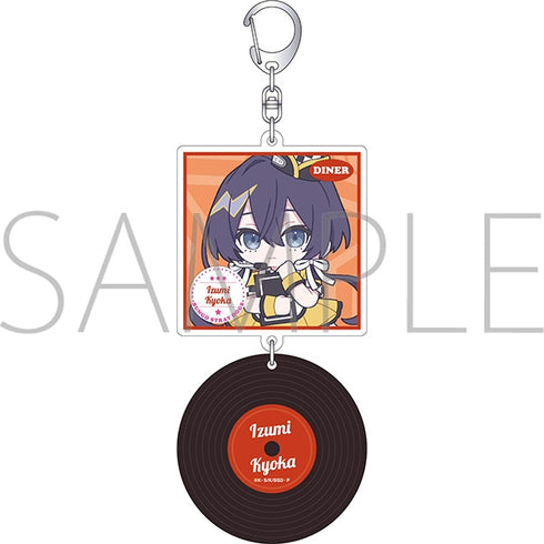 『文豪ストレイドッグス』レコード風アクリルキーホルダー/泉鏡花 ぱすてるぽっぷ