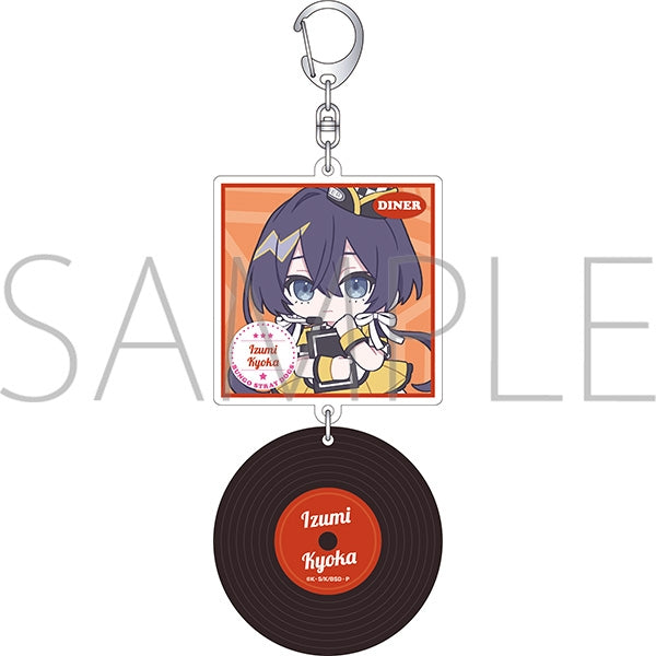 『文豪ストレイドッグス』レコード風アクリルキーホルダー/泉鏡花 ぱすてるぽっぷ