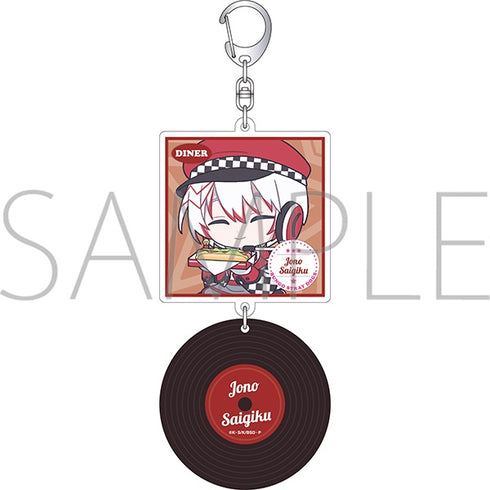 『文豪ストレイドッグス』レコード風アクリルキーホルダー/条野採菊 ぱすてるぽっぷ