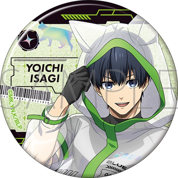 "Blue Lock Season 2" Big Glitter Pin / Seiichi Kiyoshi Cyber Cat