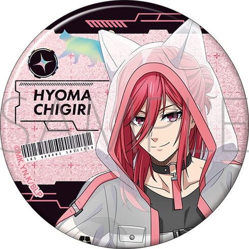 "Blue Lock Season 2" Big Glitter Pin Badge / Hyoma Chigiri Cyber Cat
