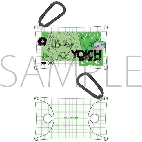 "Blue Lock Season 2" Clear Pouch with Carabiner / Seiichi Kiyoshi Cyber Cat