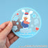 "Ice Wall" Clear Rubber Coaster / Uppy