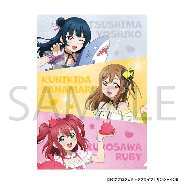 "Love Live! Sunshine!!" Clear File / First-Year Students "Floating Aqours Fair" Ver.