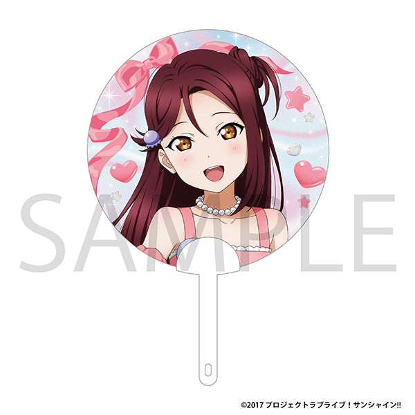 "Love Live! Sunshine!!" Clear Fan / Riko Sakurauchi - Floating Aqours Fair Ver.