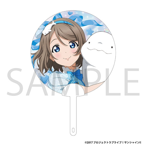 "Love Live! Sunshine!!" Clear Fan / Yoh Watanabe - Floating Aqours Fair Ver.