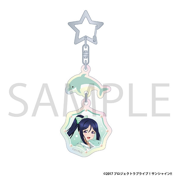 "Love Live! Sunshine!!" Aurora Acrylic Keychain / Kanan Matsuura "Floating" Aqours Fair Ver.