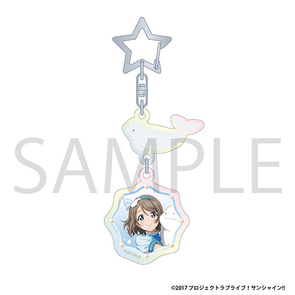 "Love Live! Sunshine!!" Aurora Acrylic Keychain / Yoh Watanabe "Floating" Aqours Fair Ver.