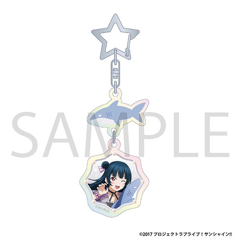 《Love Live! Sunshine!!》極光壓克力鑰匙圈/津島善子 漂浮版 Aqours 聯名活動限定版