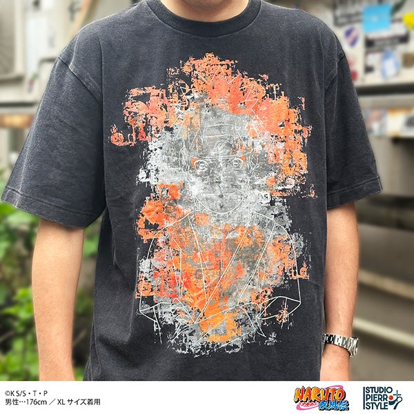 『NARUTO-ナルト- 疾風伝』スタジオぴえろスタイル ヴィンテージ風Tシャツ うずまきナルト XL
