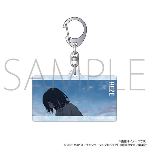 "Chainsaw Man: Reze Arc" Water Surface Acrylic Keychain / Reze Scene
