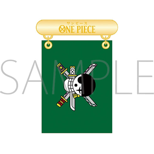 『ONE PIECE』フラッグバッジ/Vol.1 海賊旗 ゾロ