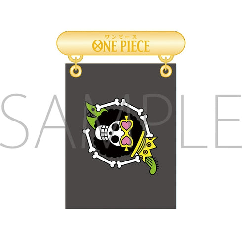 『ONE PIECE』フラッグバッジ/Vol.1 海賊旗 ブルック