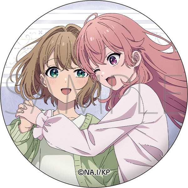 『きみが死ぬまで恋をしたい』グリッター缶バッジ/シーナ&ミミ
